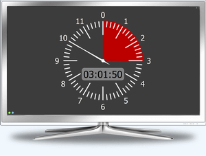 Fullscreen Analog Timer