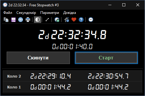 Безкоштовний секундомір Чорно-біле зображення